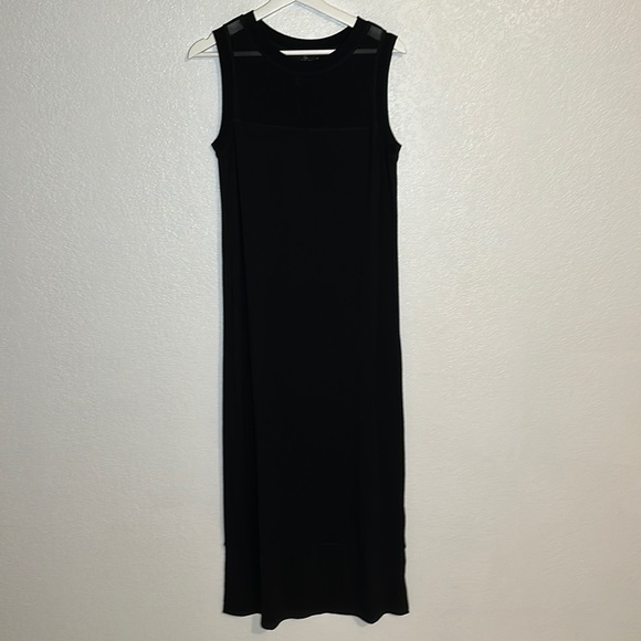 Carole Little Mixed Media Black Maxi Dress Size Small - Picture 1 of 6